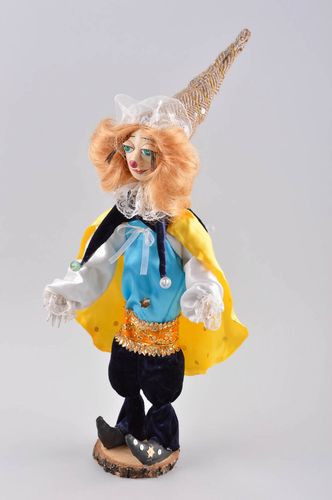Кукла ручной работы авторская кукла интерьерная керамическая кукла Клоун - MADEheart.com