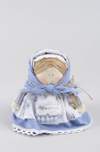 Muñeca de trapo hermosa hecha a mano decoración de hogar regalo original - MADEheart.com