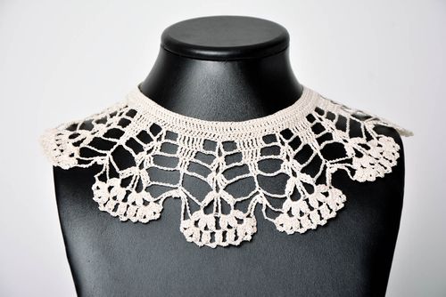 Cuello tejido artesanal de acrílico regalo original accesorio para mujer - MADEheart.com