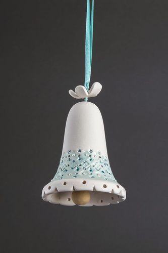 Campanello dautore in ceramica fatto a mano campanello originale carino - MADEheart.com