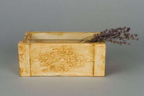 Caixa de madeira para flores - MADEheart.com