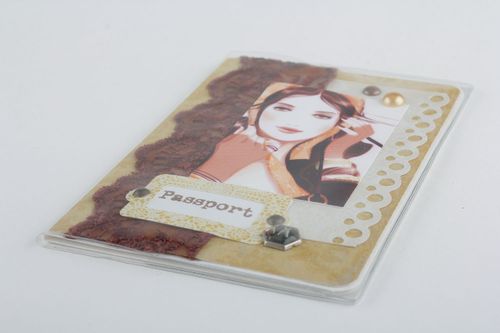 Обложка на паспорт ручной работы - MADEheart.com