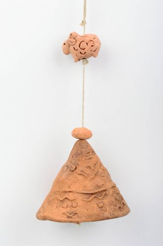 Handmade designer bell ceramic unusual accessory stylish decorative bell - MADEheart.com