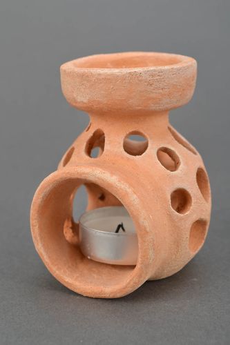 Homemade clay aroma lamp - MADEheart.com