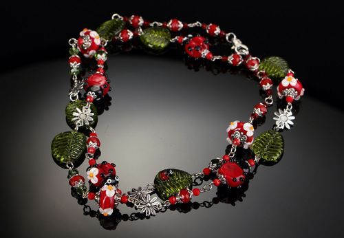 Beads from Italian glass, lampwork - MADEheart.com