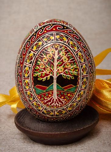 Huevo de Pascua “Árbol de la vida” - MADEheart.com