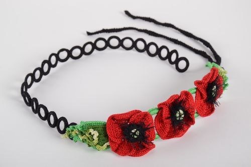 Handmade womens accessories crochet belt woven belt fashion accessories - MADEheart.com