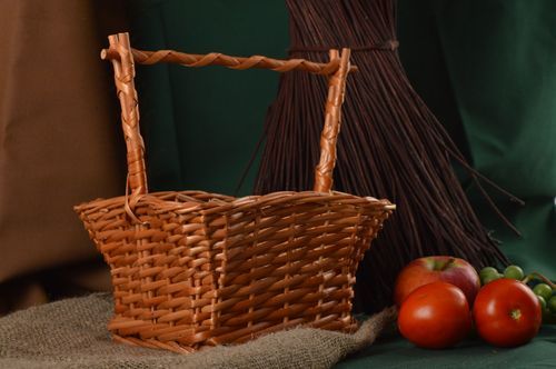 Beautiful handmade woven basket home accessories room decor ideas small gifts - MADEheart.com