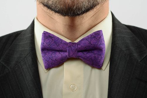 Хлопковый галстук-бабочка ручной работы - MADEheart.com