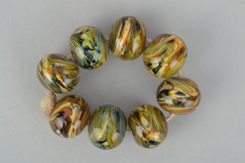 Set de cuentas de cristal hechas a mano - MADEheart.com