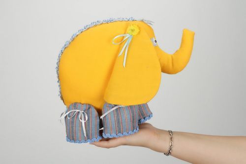 Juguete Elefante amarillo - MADEheart.com
