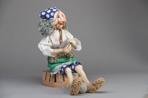 Künstlerische Puppe aus Textil - MADEheart.com