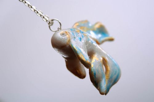 Pendant made of polymer clay - MADEheart.com