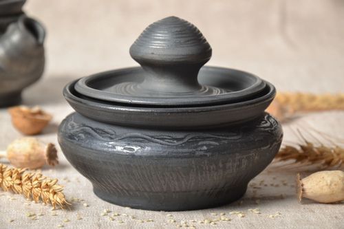 Pentola in ceramica fatta a mano vaso in argilla stoviglie decorative in argilla - MADEheart.com