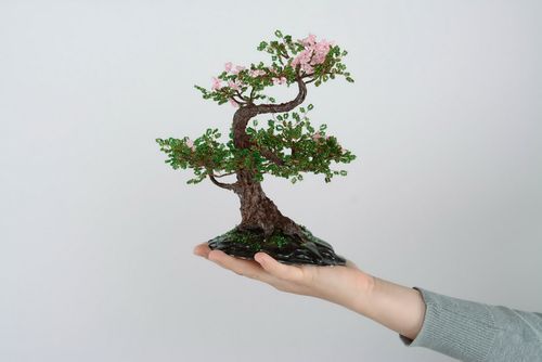 Árvore decorativa Bonsai de contas - MADEheart.com