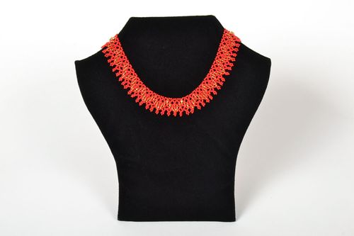 Rotes Collier - MADEheart.com