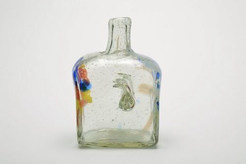 Бутылка с цветными пятнами - MADEheart.com