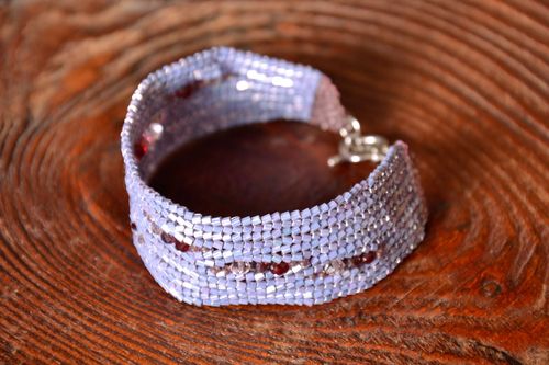 Bracelet tressé en perles de rocaille tchèques  - MADEheart.com