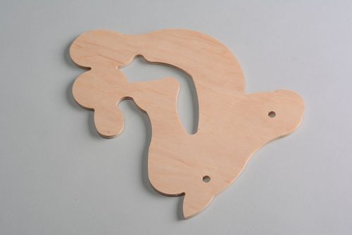 Accroche-torchon en bois à décorer fait main - MADEheart.com