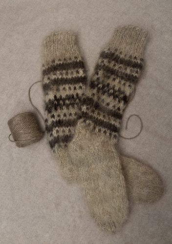 Calcetines largos de lana - MADEheart.com