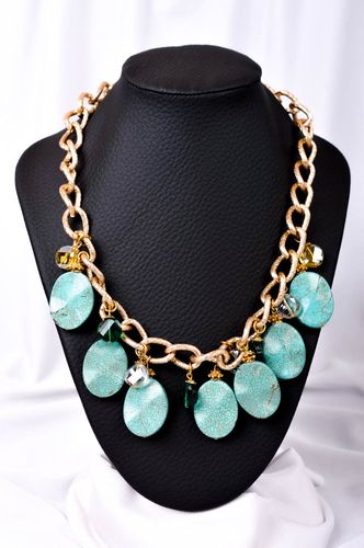 Handmade necklace designer necklace with stones gift ideas women accessory - MADEheart.com