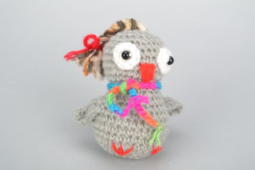 Handmade crochet toy Owl - MADEheart.com