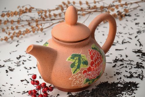 Tetera de cerámica artesanal - MADEheart.com