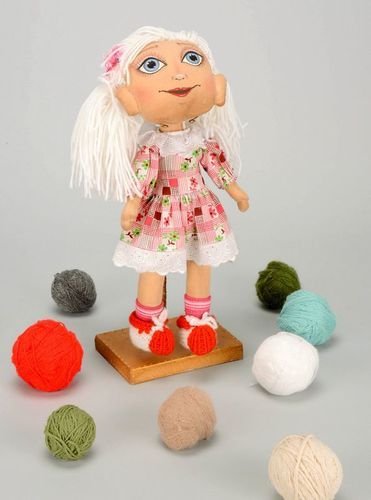 Textile doll authors doll - MADEheart.com