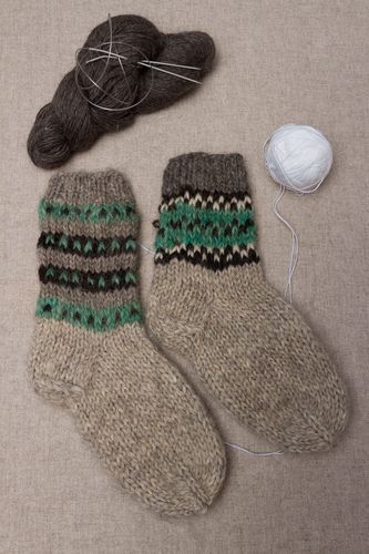 Chaussettes en laine pour homme - MADEheart.com