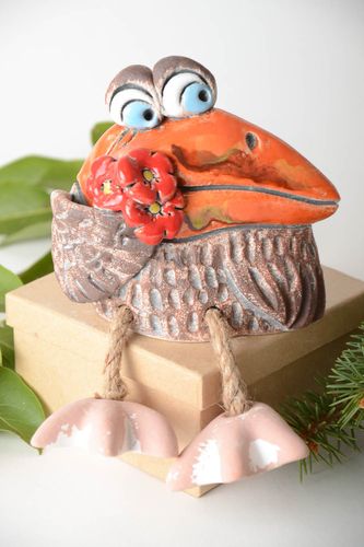 Keramik Handarbeit lustige Sparbüchse Geschenkidee für Kinder Haus Dekoration - MADEheart.com
