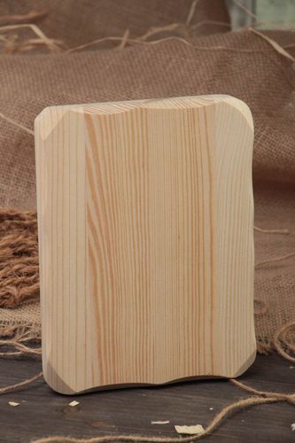 Pieza para manualidades artesanal de madera de pino panel decorativo regalo crea - MADEheart.com