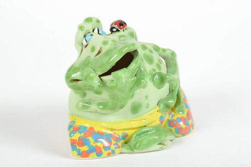 Keramik Sparbüchse Frosch - MADEheart.com