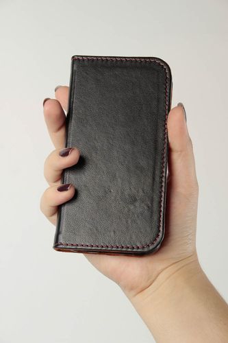 Funda para móvil hecha a mano de cuero regalo original accesorio para celular - MADEheart.com