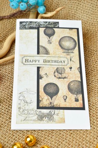 Handmade greeting card birthday card designer postcard souvenir ideas cool gifts - MADEheart.com