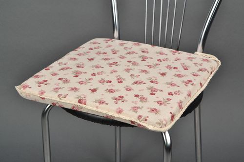 Decorative cotton and polyamide chair pad - MADEheart.com