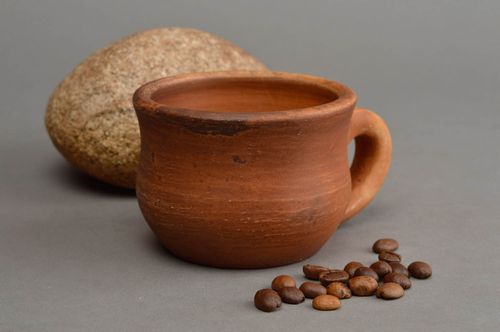 Xícara de café de cerâmica de 100 ml artesanal - MADEheart.com
