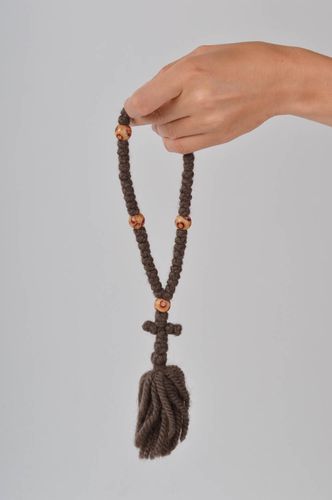 Gebetskette Christen handmade religiöses Geschenk  Accessoire für Männer  - MADEheart.com