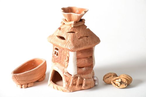Ceramic candlestick House on the Seaside - MADEheart.com