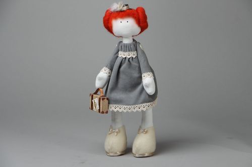 Текстильная кукла из натуральной ткани - MADEheart.com
