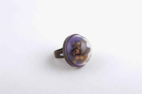Элитная бижутерия ручной работы красивое кольцо с цветами необычное кольцо - MADEheart.com