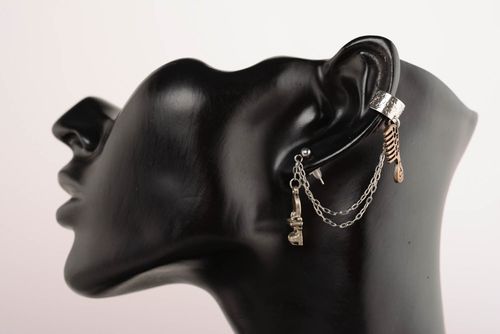 Metal ear cuffs Date - MADEheart.com