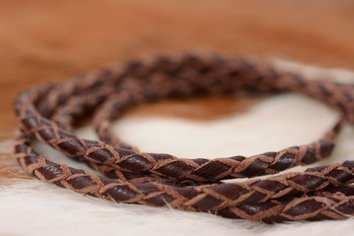 Handmade leather cord - MADEheart.com