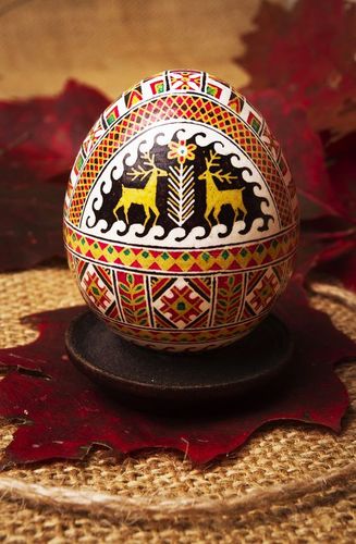 Easter egg with symbol of health - MADEheart.com