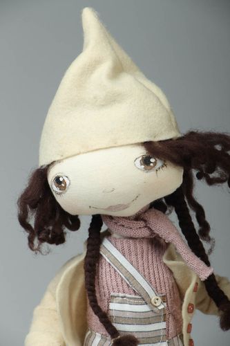 Designer doll with watch - MADEheart.com