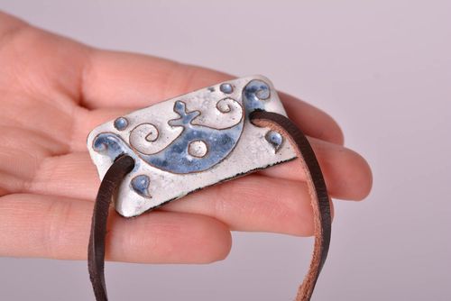 Pendentif en cuivre Bijou fait main bracelet rectangulaire Cadeau pour femme - MADEheart.com