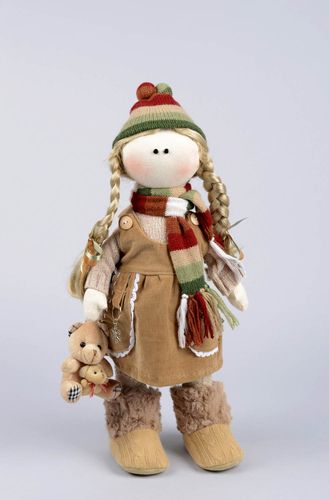 Тряпичная кукла ручной работы красивая дизайнерская кукла игрушка для девочек - MADEheart.com