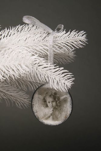 Новогоднее украшение ручной работы украшение на елку игрушка на Новый год Ангел - MADEheart.com