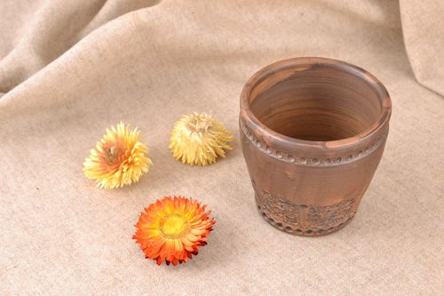 Vaso de cerámica hecho a mano 200 ml - MADEheart.com
