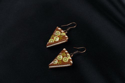 Earrings Pie - MADEheart.com