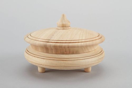 Coffret en bois brut fait main pour bricolage artistique - MADEheart.com